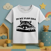 In My Flop Era Raccoon Toddler T-Shirt