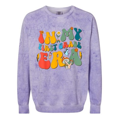 In My First Grade Era Back To School 2024 2025 Colorblast Crewneck Sweatshirt