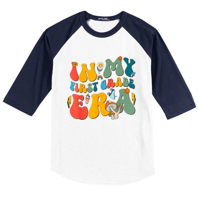 In My First Grade Era Back To School 2024 2025 Baseball Sleeve Shirt