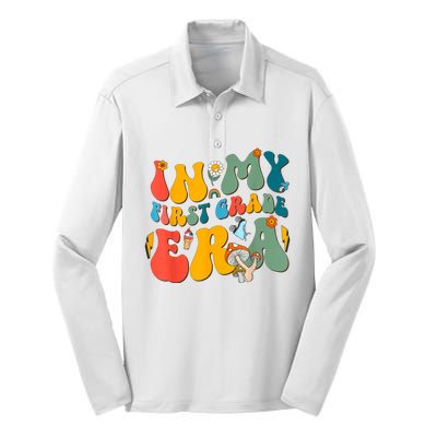 In My First Grade Era Back To School 2024 2025 Silk Touch Performance Long Sleeve Polo