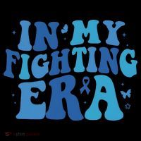 In My Fighting Era Colon Cancer Warrior Drawstring Bag