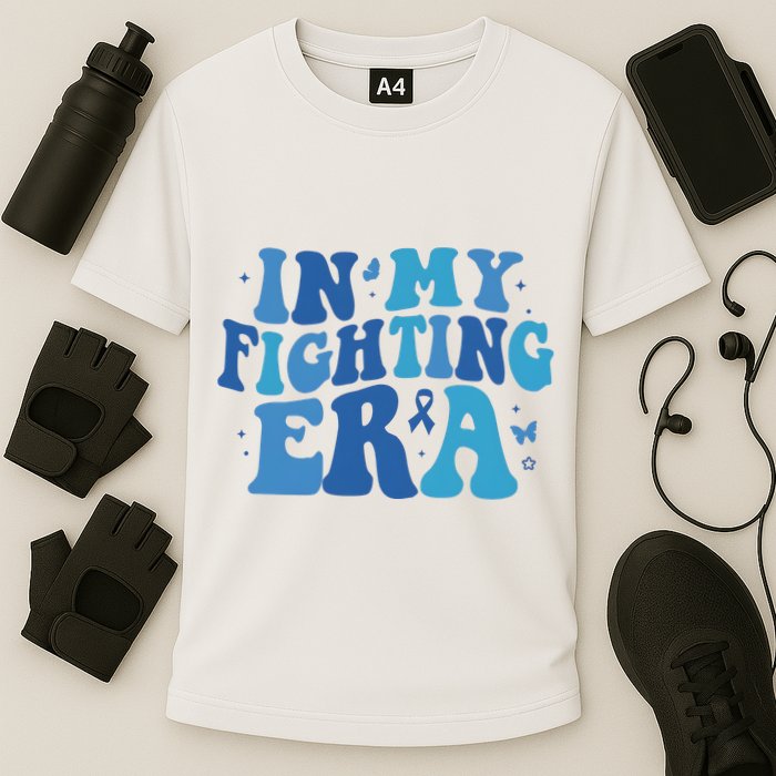 In My Fighting Era Colon Cancer Warrior Cooling Performance Crew T-Shirt