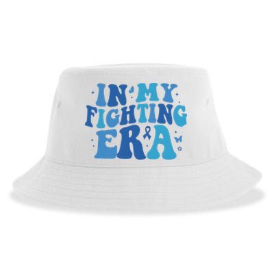 In My Fighting Era Colon Cancer Warrior Sustainable Bucket Hat
