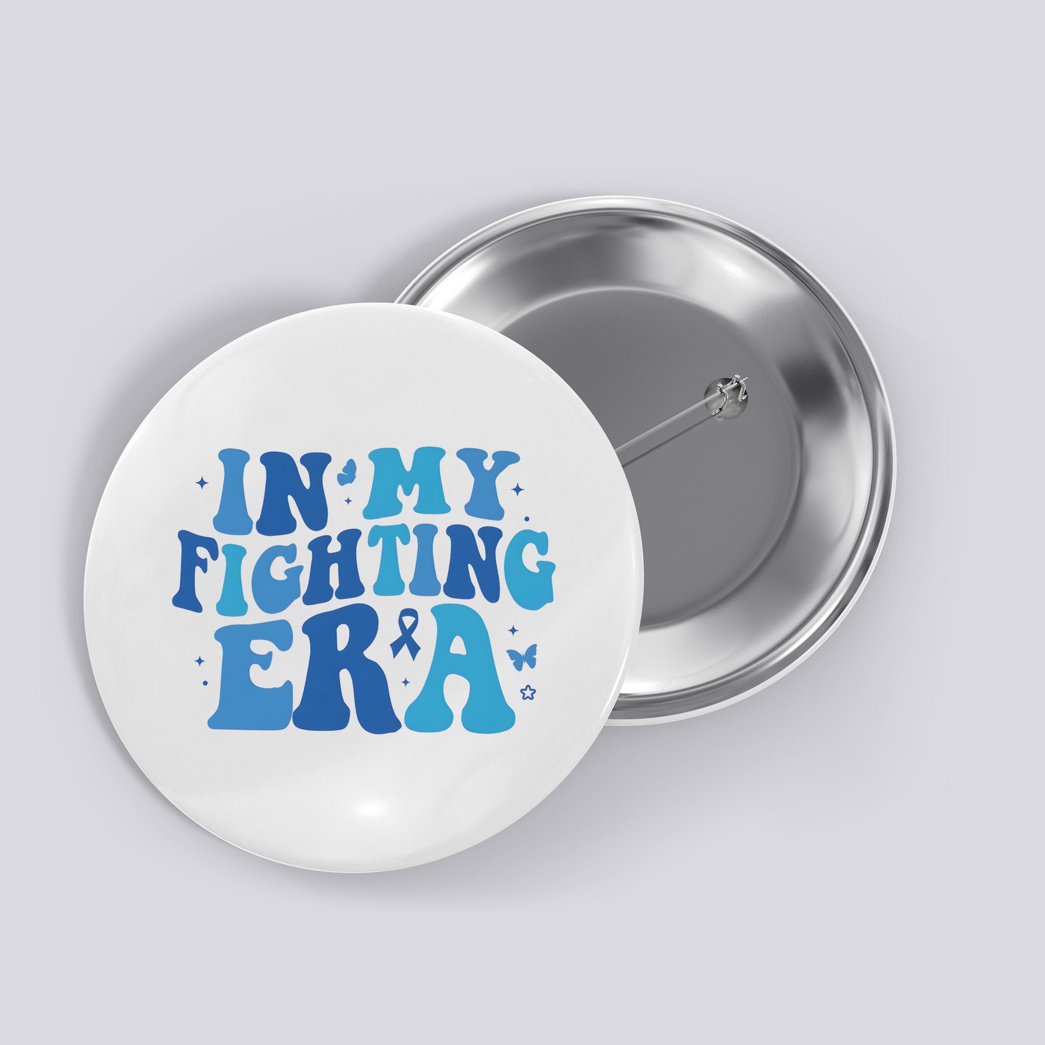 In My Fighting Era Colon Cancer Warrior Button