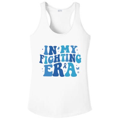 In My Fighting Era Colon Cancer Warrior Ladies PosiCharge Competitor Racerback Tank