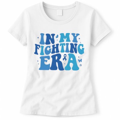 In My Fighting Era Colon Cancer Warrior Womens T-Shirt