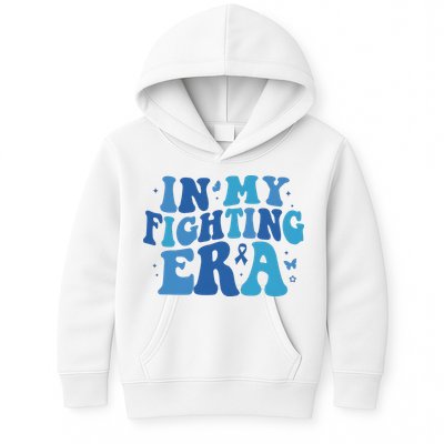 In My Fighting Era Colon Cancer Warrior Kids Hoodie