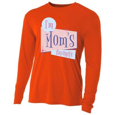 I'm Mom's Favorite Retro Cooling Performance Long Sleeve Crew