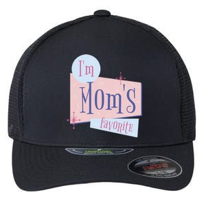 I'm Mom's Favorite Retro Flexfit Unipanel Trucker Cap