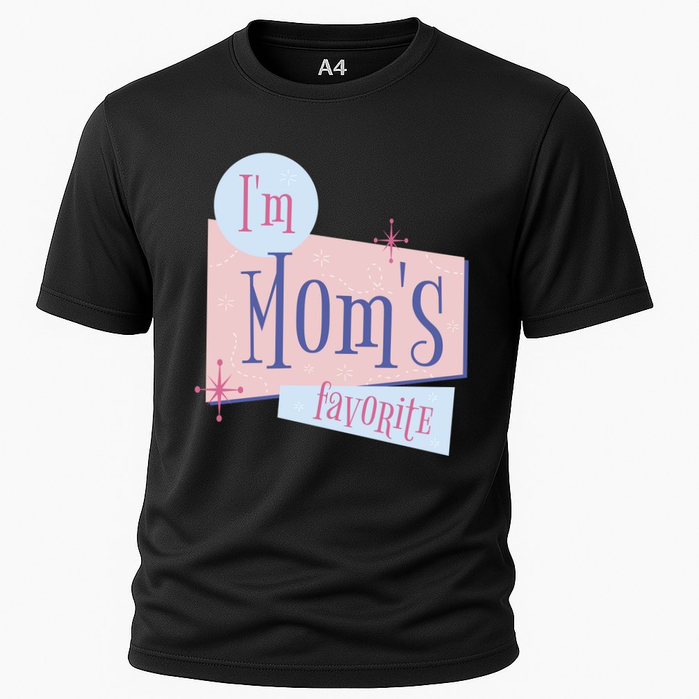 I'm Mom's Favorite Retro Cooling Performance Crew T-Shirt