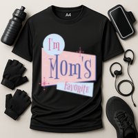 I'm Mom's Favorite Retro Cooling Performance Crew T-Shirt