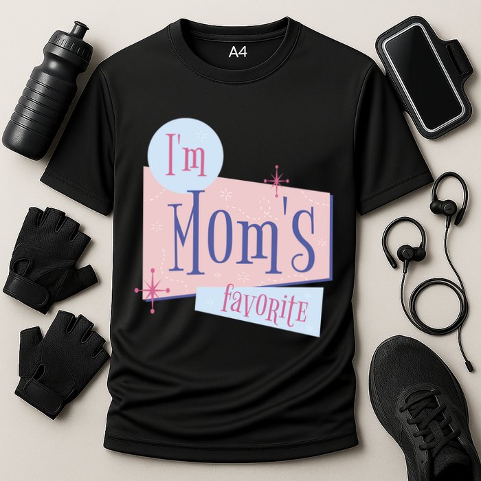 I'm Mom's Favorite Retro Cooling Performance Crew T-Shirt