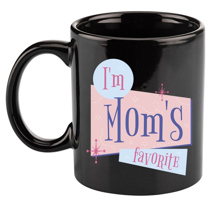 I'm Mom's Favorite Retro 11oz C Handle Ceramic Mug