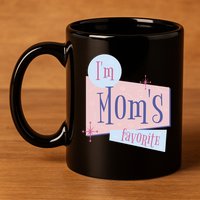 I'm Mom's Favorite Retro 11oz C Handle Ceramic Mug