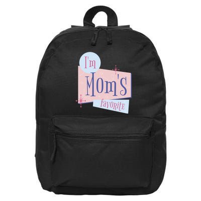 I'm Mom's Favorite Retro 16 in Basic Backpack