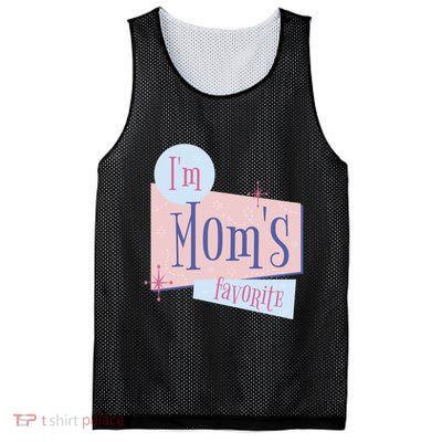 I'm Mom's Favorite Retro Mesh Reversible Basketball Jersey Tank