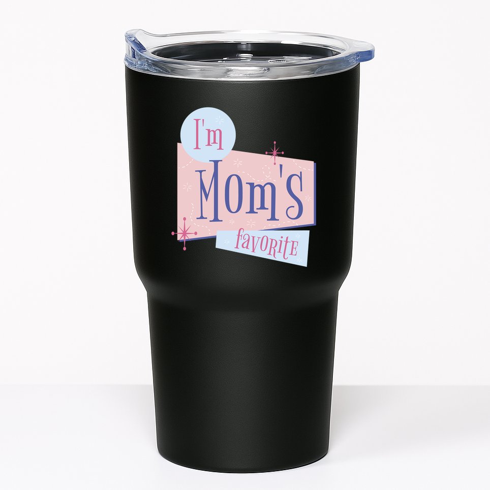 I'm Mom's Favorite Retro Tumbler