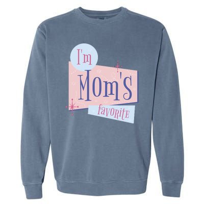 I'm Mom's Favorite Retro Garment-Dyed Sweatshirt