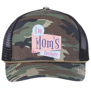 I'm Mom's Favorite Retro Retro Rope Trucker Hat Cap