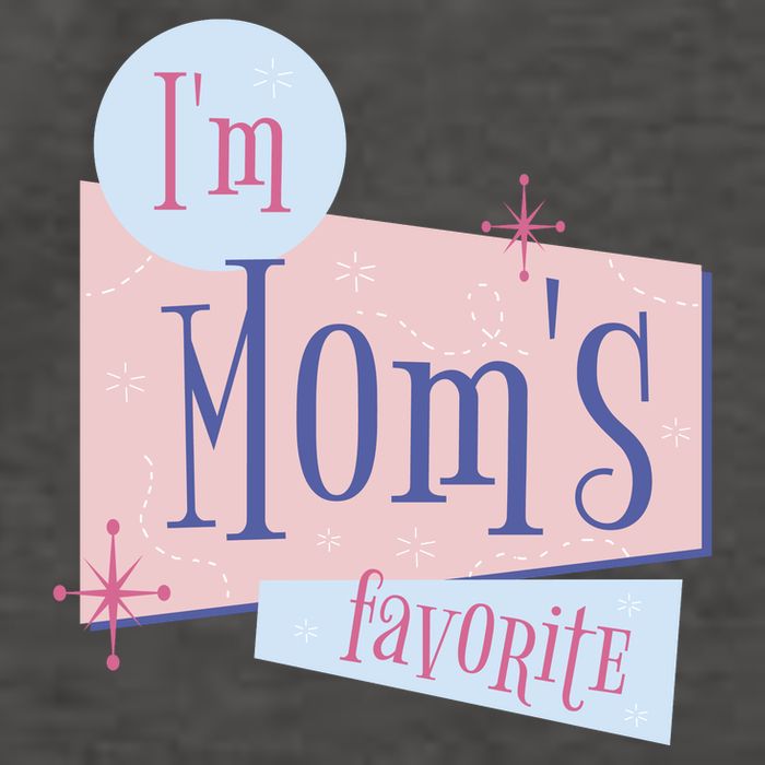 I'm Mom's Favorite Retro Vector Backpack