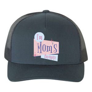 I'm Mom's Favorite Retro Yupoong Adult 5-Panel Trucker Hat