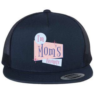 I'm Mom's Favorite Retro Flat Bill Trucker Hat