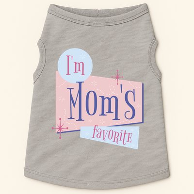 I'm Mom's Favorite Retro Doggie Tank