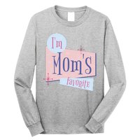 I'm Mom's Favorite Retro Long Sleeve Shirt