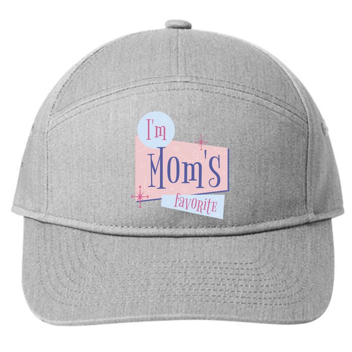 I'm Mom's Favorite Retro 7-Panel Snapback Hat