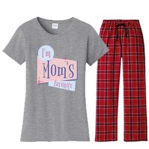 I'm Mom's Favorite Retro Women's Flannel Pajama Set