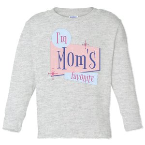 I'm Mom's Favorite Retro Toddler Long Sleeve Shirt