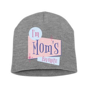 I'm Mom's Favorite Retro Short Acrylic Beanie