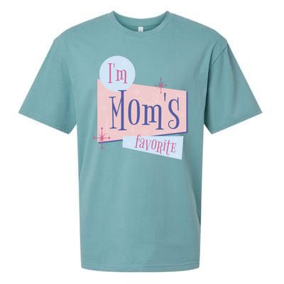 I'm Mom's Favorite Retro Sueded Cloud Jersey T-Shirt