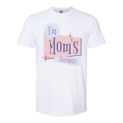 I'm Mom's Favorite Retro Softstyle® CVC T-Shirt