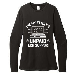 IM My FamilyS Unpaid Tech Support Womens CVC Long Sleeve Shirt