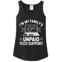 IM My FamilyS Unpaid Tech Support Ladies Essential Tank