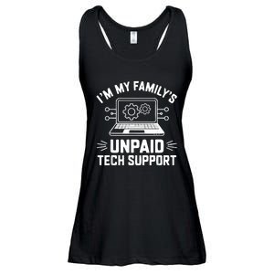 IM My FamilyS Unpaid Tech Support Ladies Essential Flowy Tank