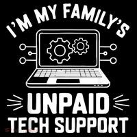 IM My FamilyS Unpaid Tech Support Wool Snapback Cap
