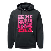 In My Fourth Grade Era Girl Back To School 4th Grade Performance Fleece Hoodie