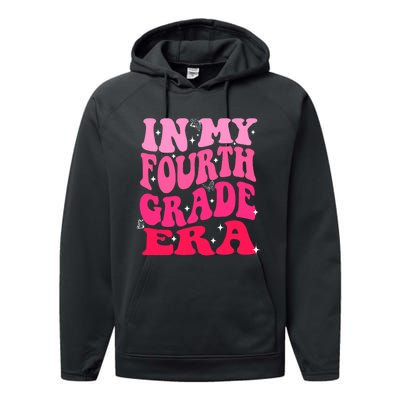 In My Fourth Grade Era Girl Back To School 4th Grade Performance Fleece Hoodie