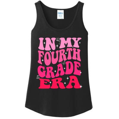 In My Fourth Grade Era Girl Back To School 4th Grade Ladies Essential Tank