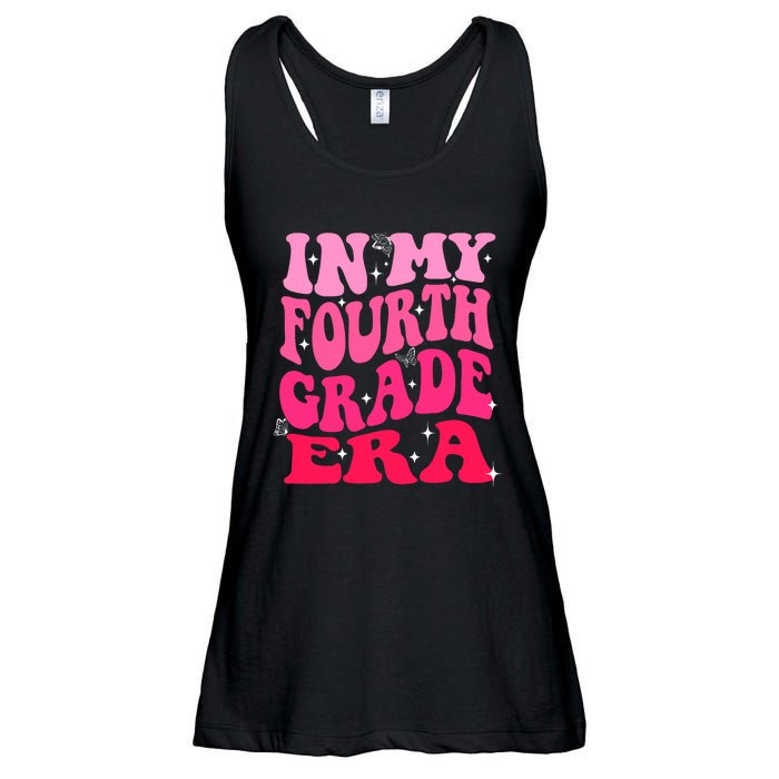 In My Fourth Grade Era Girl Back To School 4th Grade Ladies Essential Flowy Tank