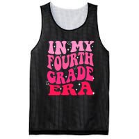 In My Fourth Grade Era Girl Back To School 4th Grade Mesh Reversible Basketball Jersey Tank