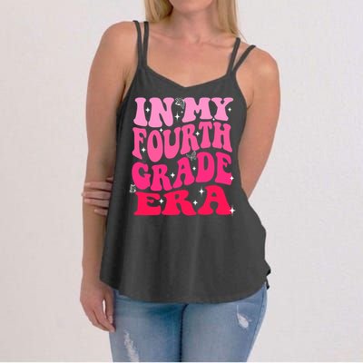 In My Fourth Grade Era Girl Back To School 4th Grade Women's Strappy Tank