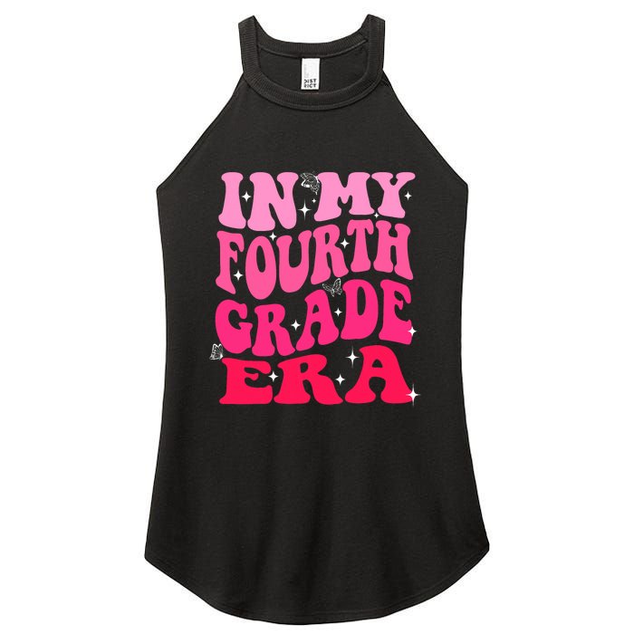 In My Fourth Grade Era Girl Back To School 4th Grade Women's Perfect Tri Rocker Tank