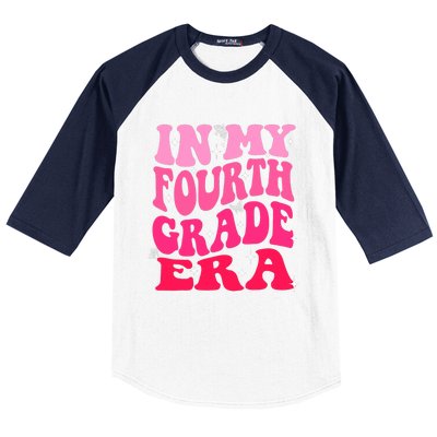 In My Fourth Grade Era Girl Back To School 4th Grade Baseball Sleeve Shirt