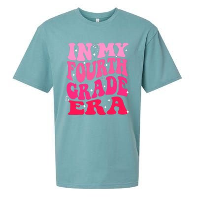 In My Fourth Grade Era Girl Back To School 4th Grade Sueded Cloud Jersey T-Shirt