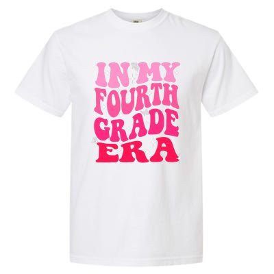 In My Fourth Grade Era Girl Back To School 4th Grade Garment-Dyed Heavyweight T-Shirt