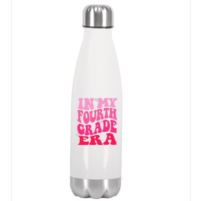 In My Fourth Grade Era Girl Back To School 4th Grade Stainless Steel Insulated Water Bottle