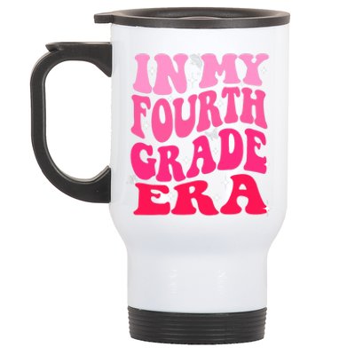 In My Fourth Grade Era Girl Back To School 4th Grade Stainless Steel Travel Mug